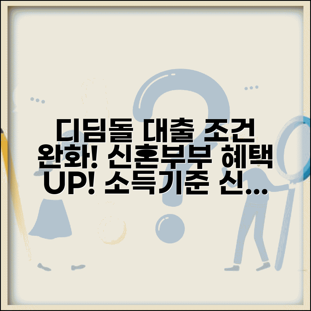 신혼부부 디딤돌대출 조건 완화 | 소득 기준과 신청 방법