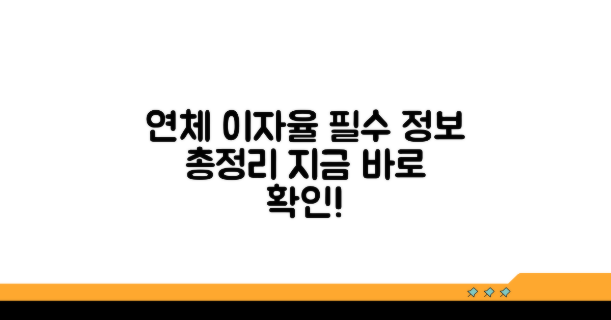 연체이자율, 최신 정보 총정리