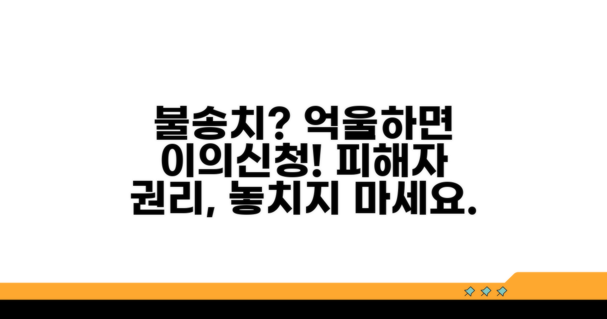 불송치 결정, 피해자는 이의 신청 가능