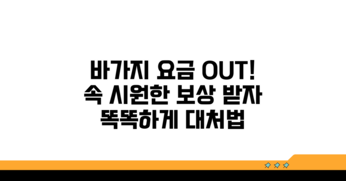 바가지 요금 피해, 보상받는 법