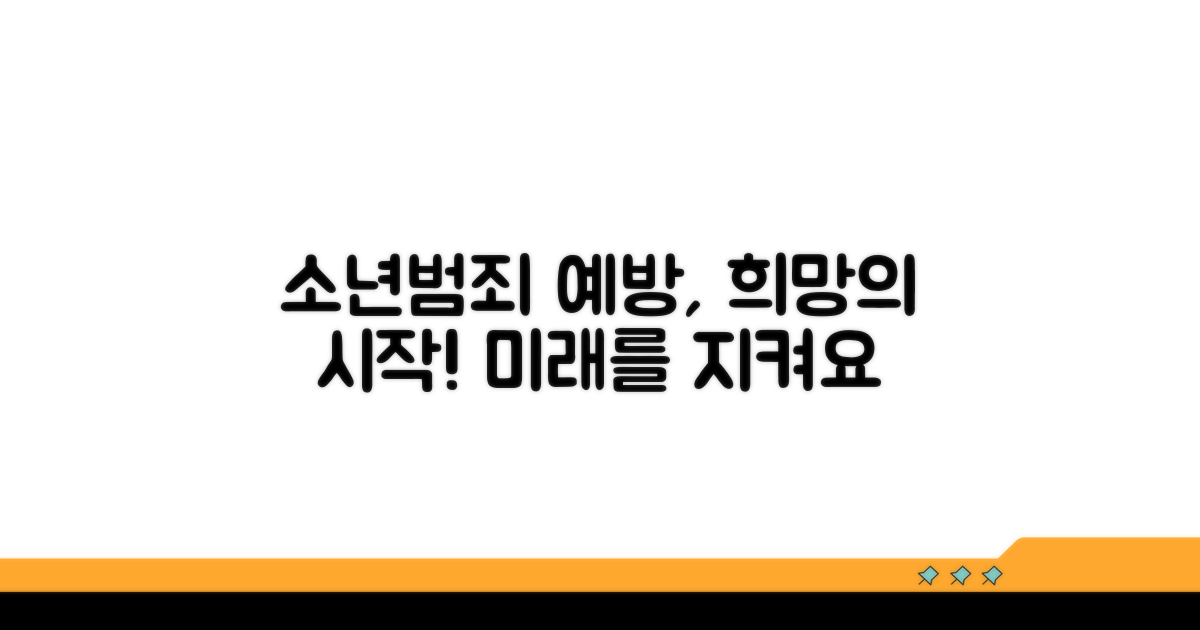 소년범죄 예방 효과 기대