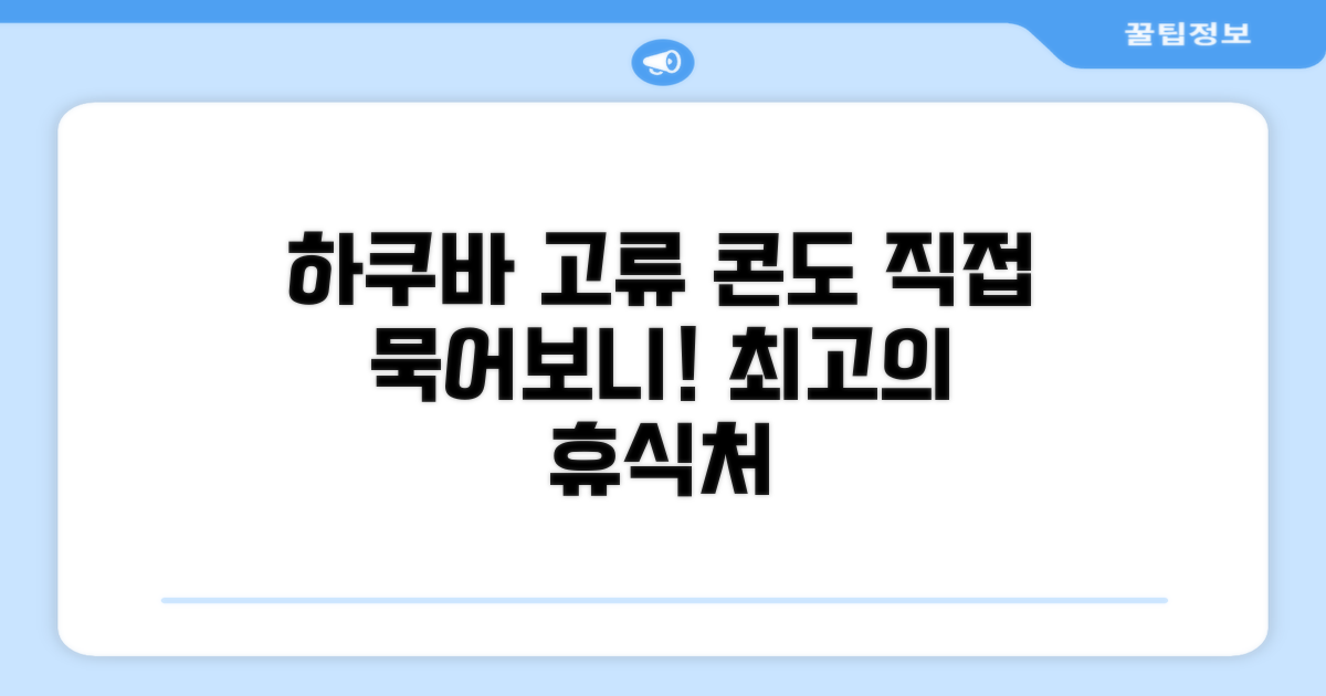 콘도미니엄 하쿠바 고류 객실 경험 후기