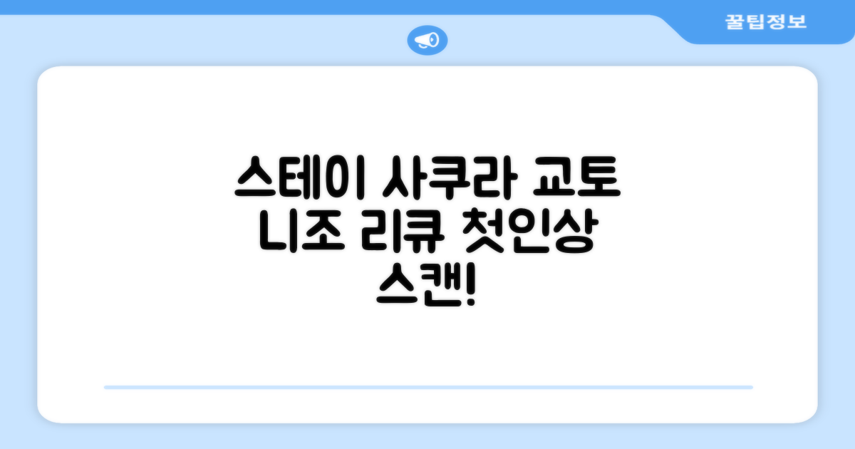 스테이 사쿠라 교토 니조 리큐: 첫인상
