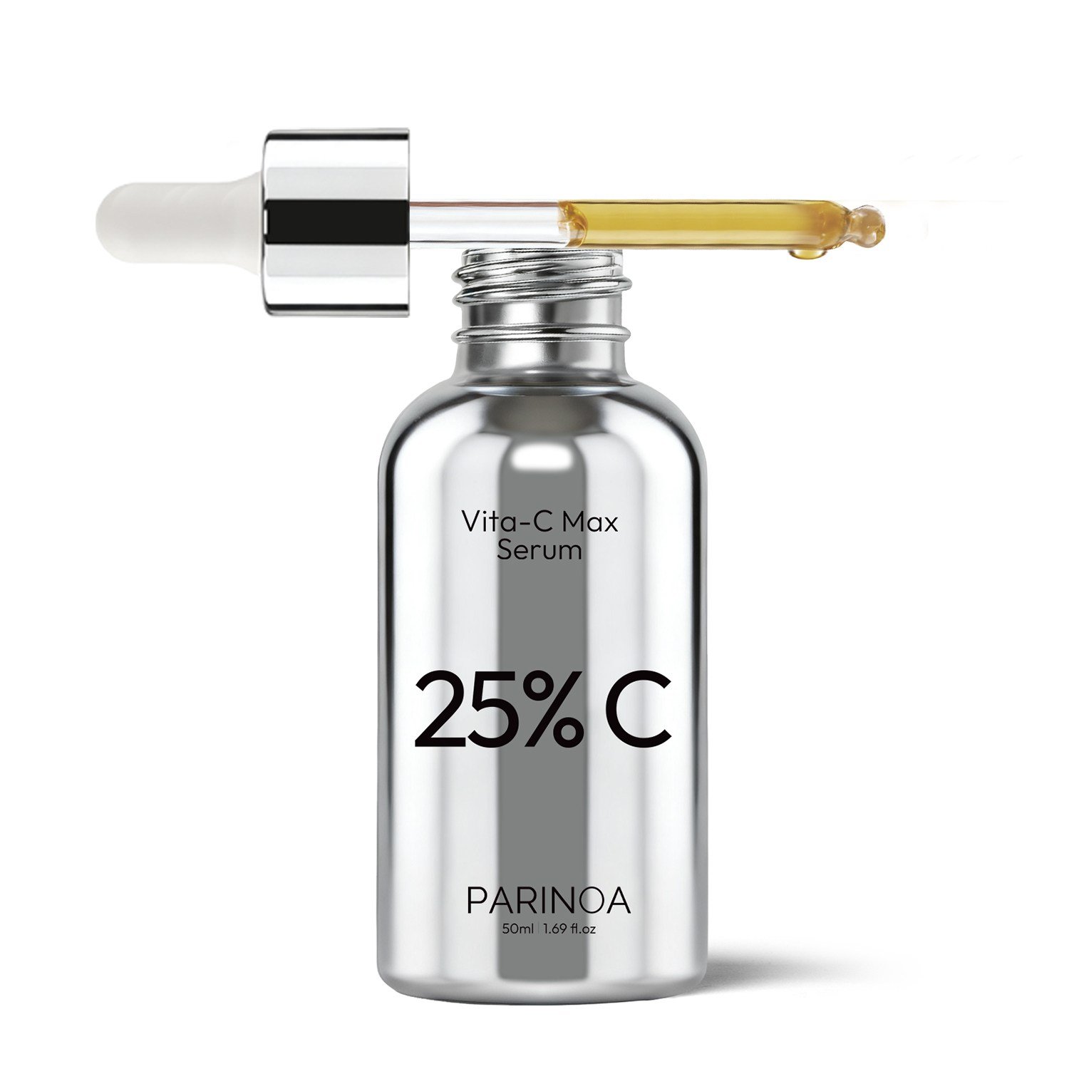 파리노아 순수 비타민C 앰플 25% 기미 잡티 앰플 CE 페룰릭 항산화제 탄력 앰플 안티에이징 앰플 기미 잡티 미백 세럼 검버섯 색소침착 흑자 주근깨, 2개, 50ml할인 상세 이미지 1