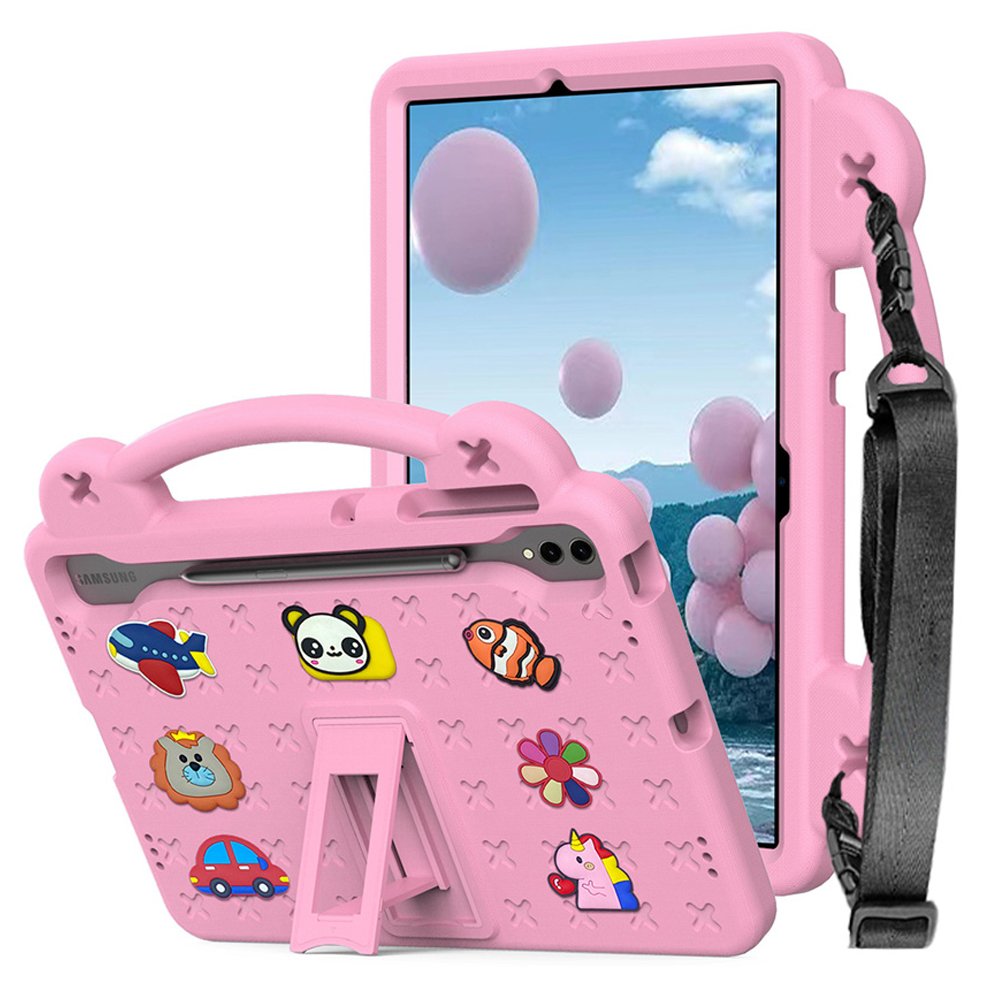 갤럭시탭 S9 FE 플러스 케이스 범퍼 유아 키즈 에바폼 애니멀비츠 민트, 탭 S9 FE+/S9+ 상세 이미지 1