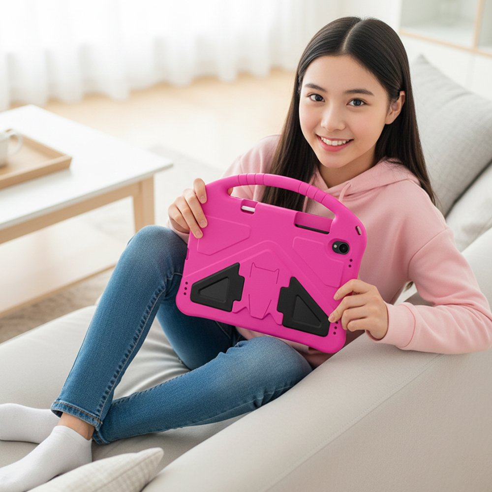 갤럭시탭 S11 케이스 범퍼 키즈 스트랩 에바폼 메가윙 퍼플, 탭 S11 상세 이미지 2