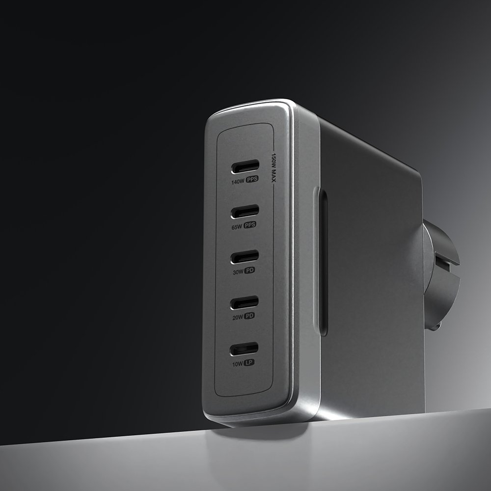 PD3.1 150W PPS GaN 접지 멀티 초고속 충전기 GX510 상세 이미지 1