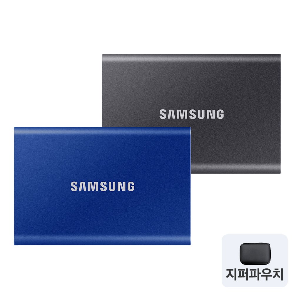 삼성전자 삼성 포터블 외장 SSD T7 (정품) 2TB, 블루 상세 이미지 2