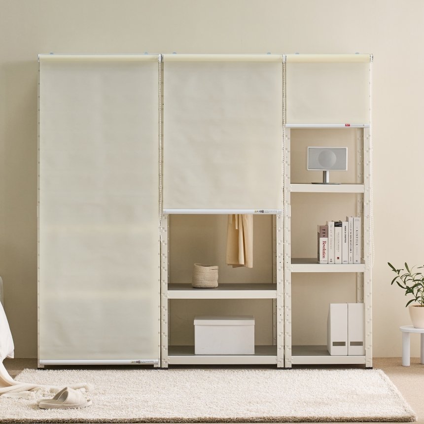 다요시스 선반 수납 펜트리 시스템 모듈 사무실 다용도 조립 랙 400300600 4단 상세 이미지 1