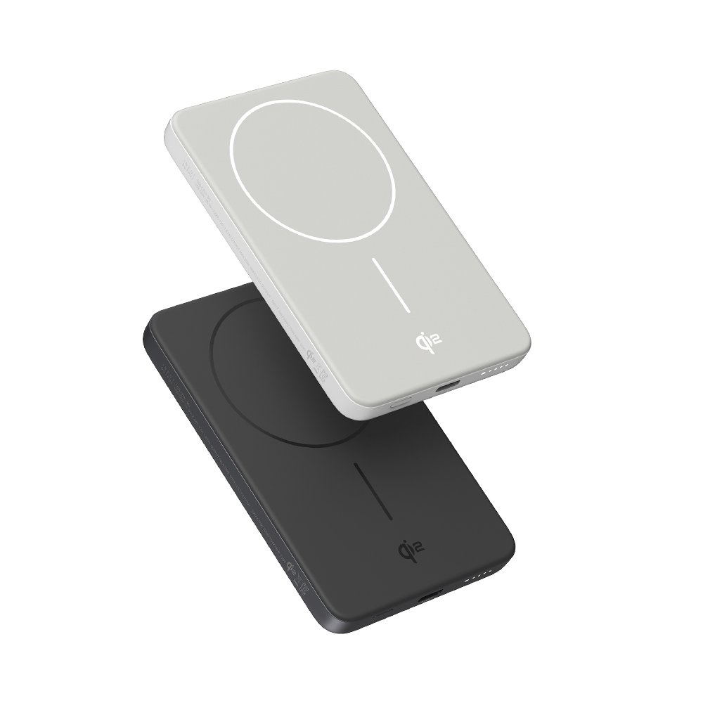 Qi2 15W 맥세이프 초슬림 고속 보조배터리 5000mAh QB310 블랙 상세 이미지 2