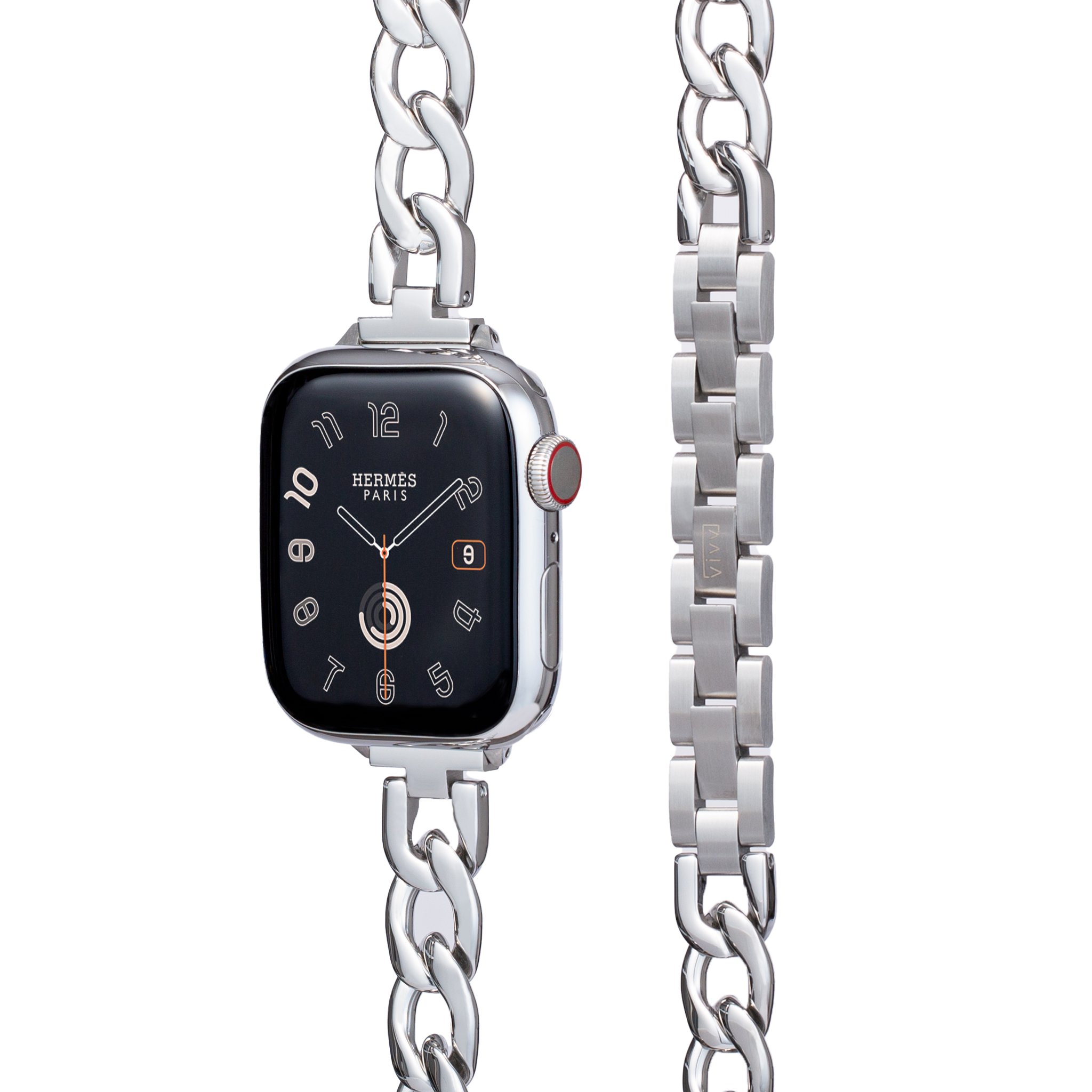 애플워치 SE3 슬림 메탈 스트랩 애플워치10 애플워치9 8 7 명품 SE2 애플워치11 상세 이미지 1