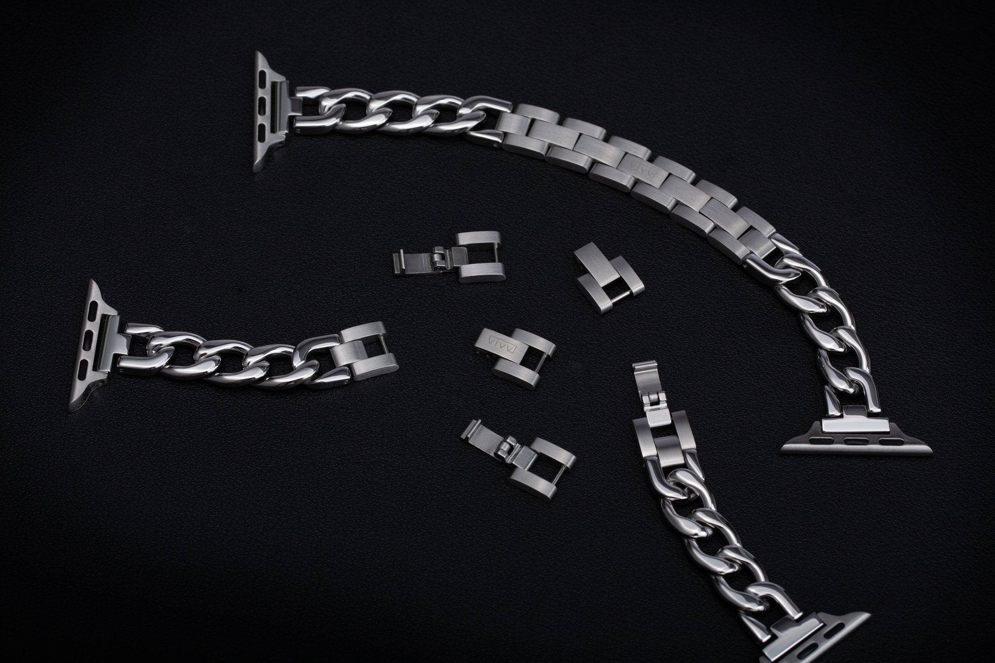 애플워치 SE3 슬림 메탈 스트랩 애플워치10 애플워치9 8 7 명품 SE2 애플워치11 상세 이미지 1