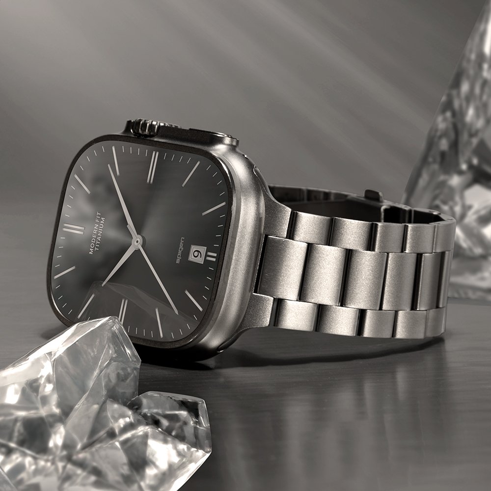 애플워치 티타늄 스트랩 11 10 9 8 7 SE3 SE2 6 5 4 SE 울트라 3 2 1 모던핏 티타늄 상세 이미지 1