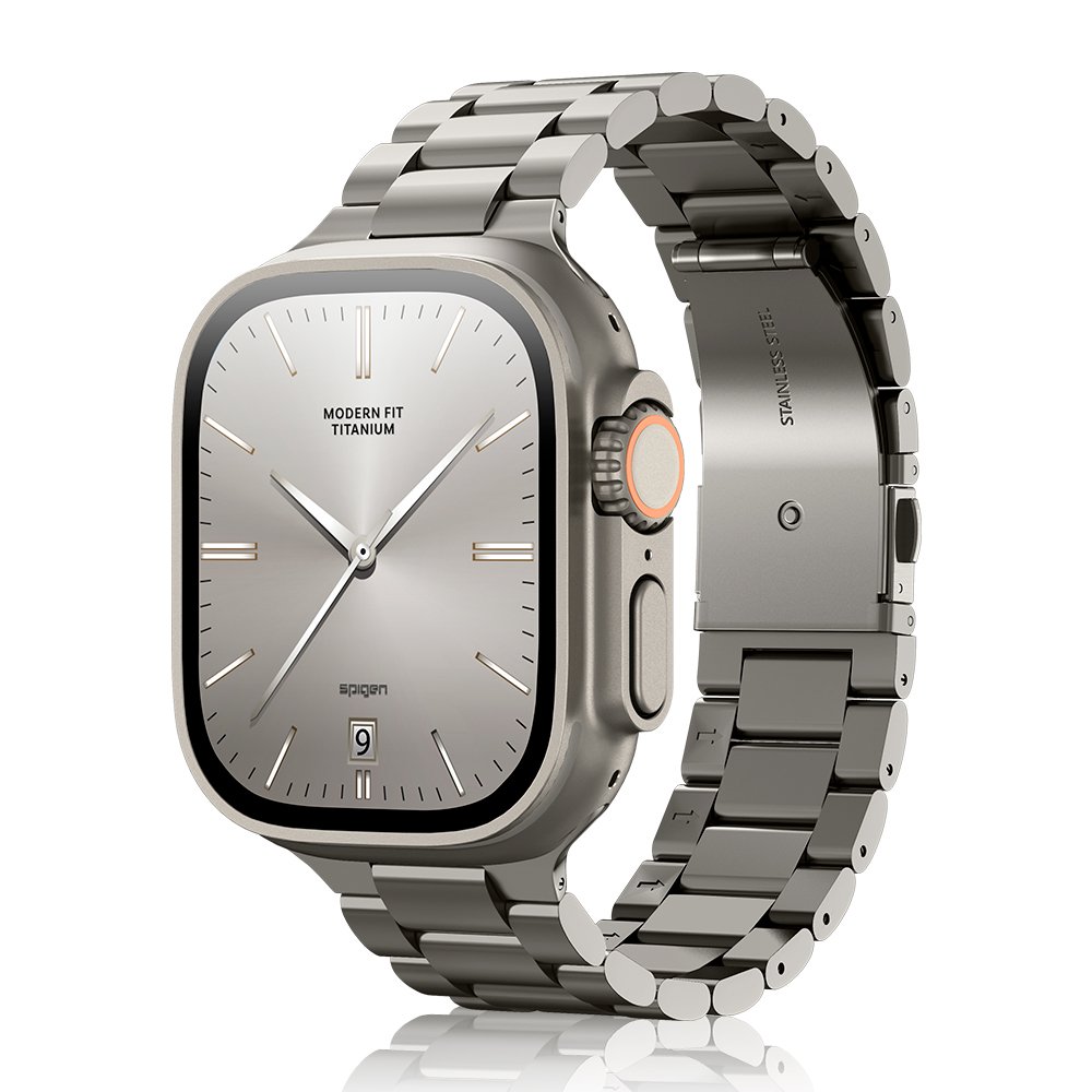 애플워치 티타늄 스트랩 11 10 9 8 7 SE3 SE2 6 5 4 SE 울트라 3 2 1 모던핏 티타늄 상세 이미지 2