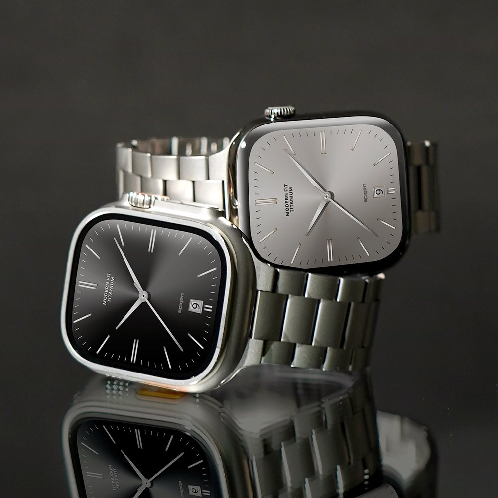 애플워치 티타늄 스트랩 11 10 9 8 7 SE3 SE2 6 5 4 SE 울트라 3 2 1 모던핏 티타늄 상세 이미지 2