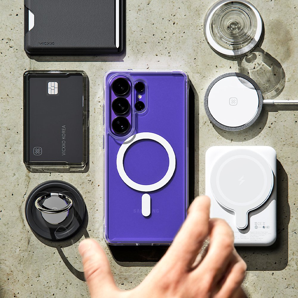 빅쏘 레빅터프 맥세이프 케이스 투명, 갤럭시S26 상세 이미지 2