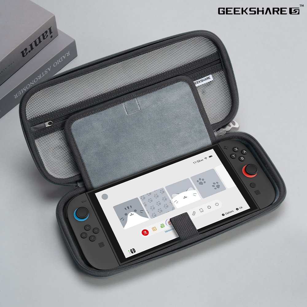 닌텐도 스위치2 파우치 케이스 긱쉐어 냥이 상세 이미지 1