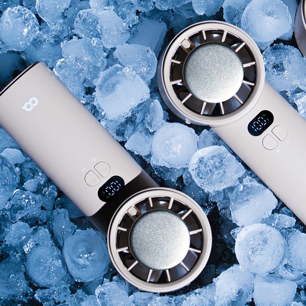 오아 아이스볼트 휴대용 미니 급속 냉각 손 선풍기 이중쿨링 BLDC 핸디 핸드 손풍기 상세 이미지 1