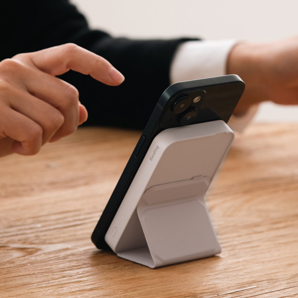 코딩 맥파워 아이폰 고속 무선 충전 맥세이프 보조배터리 5000mAh KMPB05 화이트 상세 이미지 2