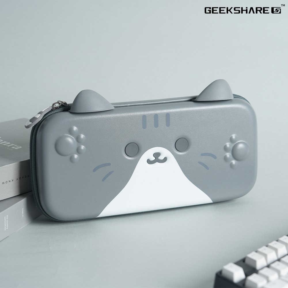 닌텐도 스위치2 파우치 케이스 긱쉐어 냥이 상세 이미지 2