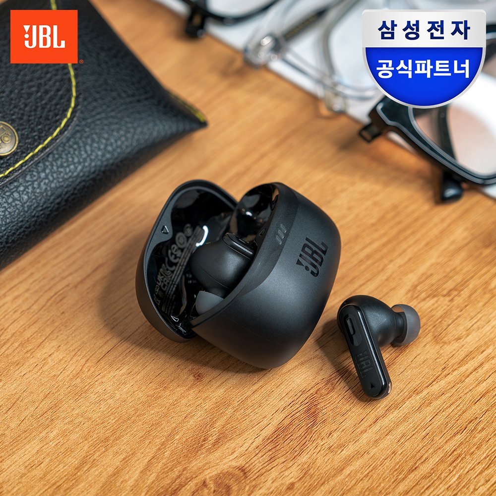 삼성공식파트너 JBL TUNE BEAM2 블루투스 이어폰 노이즈캔슬링 블랙 상세 이미지 1