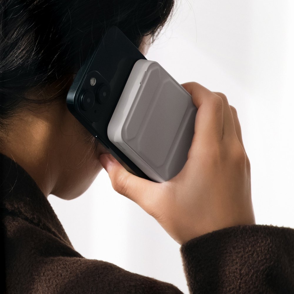 코딩 맥파워 아이폰 고속 무선 충전 맥세이프 보조배터리 5000mAh KMPB05 화이트 상세 이미지 1