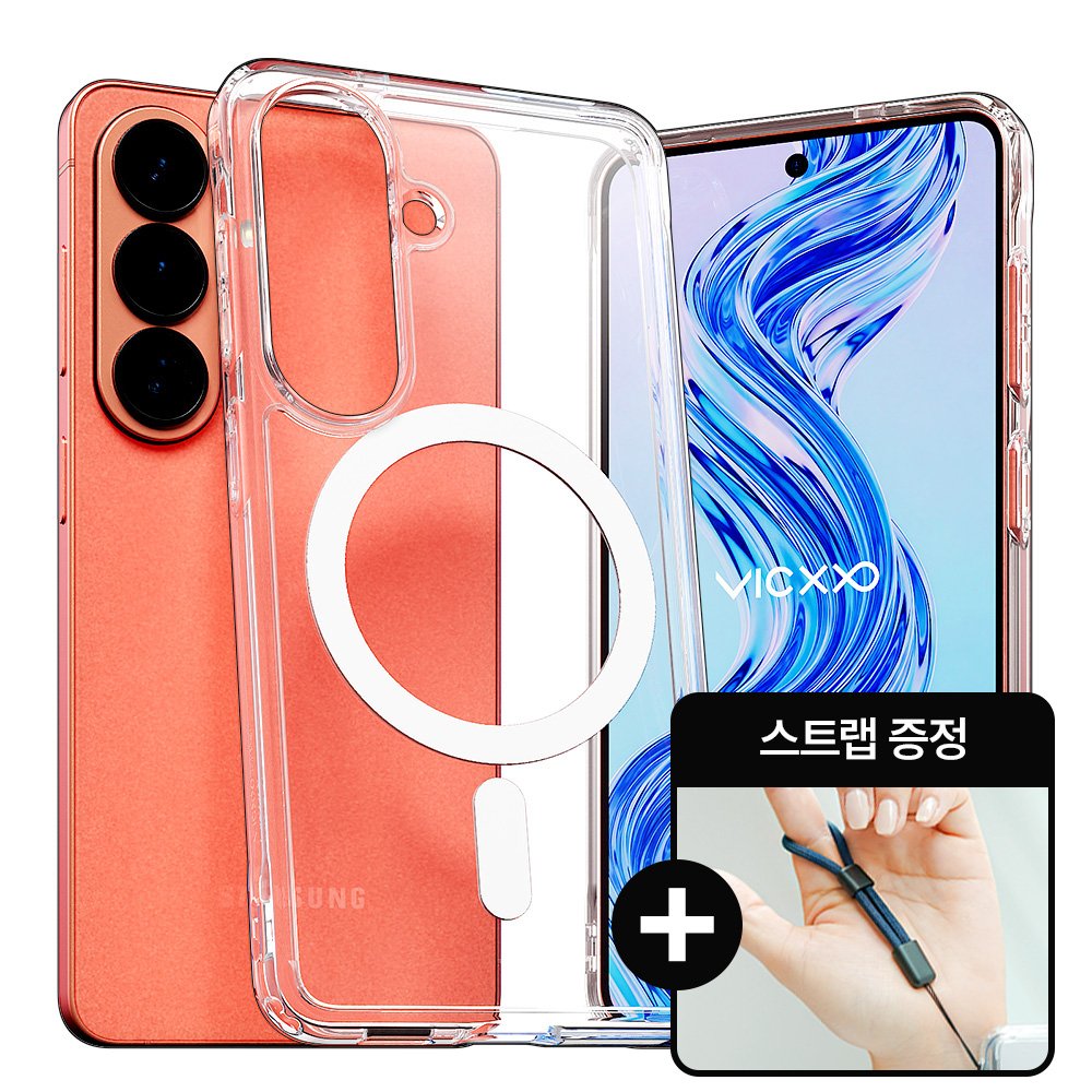 빅쏘 레빅터프 맥세이프 케이스 투명, 갤럭시S26 상세 이미지 1