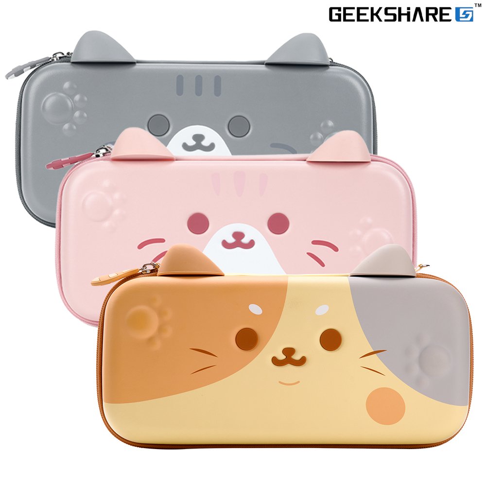 닌텐도 스위치2 파우치 케이스 긱쉐어 냥이 상세 이미지 1