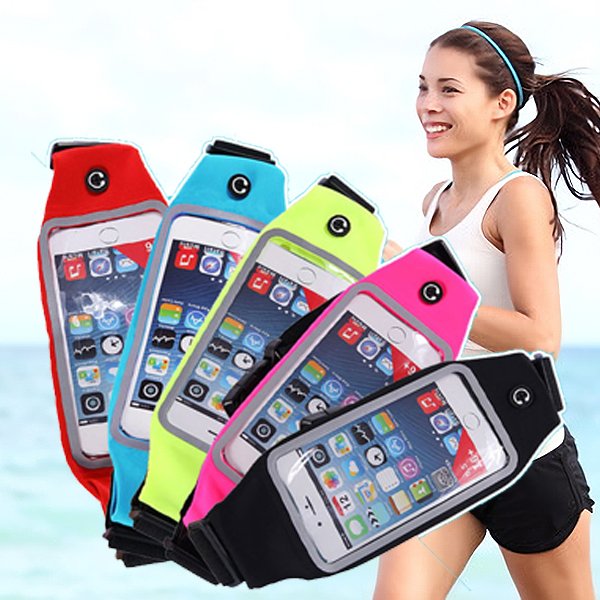 스마트폰 힙색 허리파우치 러닝 허리가방 벨트 파우치 포켓벨트 스크린 투명 터치가방 상세 이미지 1