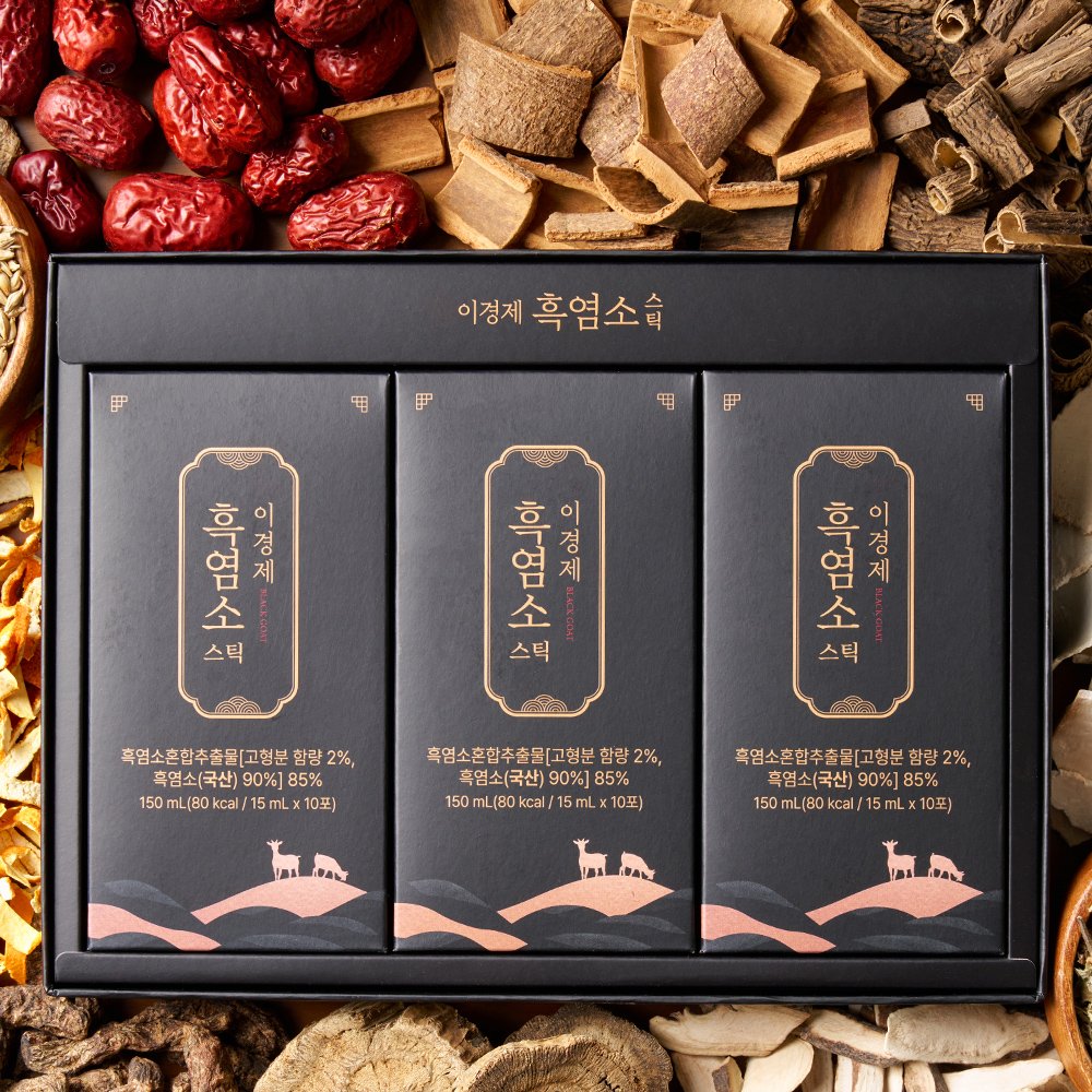 (총 4박스 120포 4개월분) 흑염소 매니아 이경제 흑염소 스틱 액기스 즙 진액 국내산 이경재 30포 15ml, 4개 상세 이미지 2