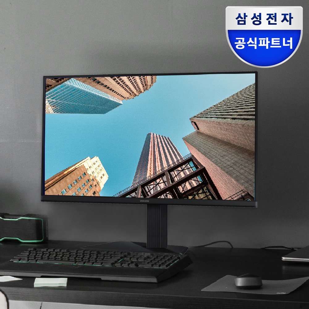 삼성전자 LS24D300G 60.4cm(24인치) IPS LED 100Hz 컴퓨터 모니터 LS24D300GAKXKR 상세 이미지 1
