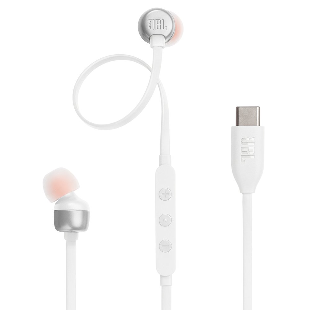 삼성공식파트너 JBL TUNE 310C 유선 이어폰 화이트 상세 이미지 2