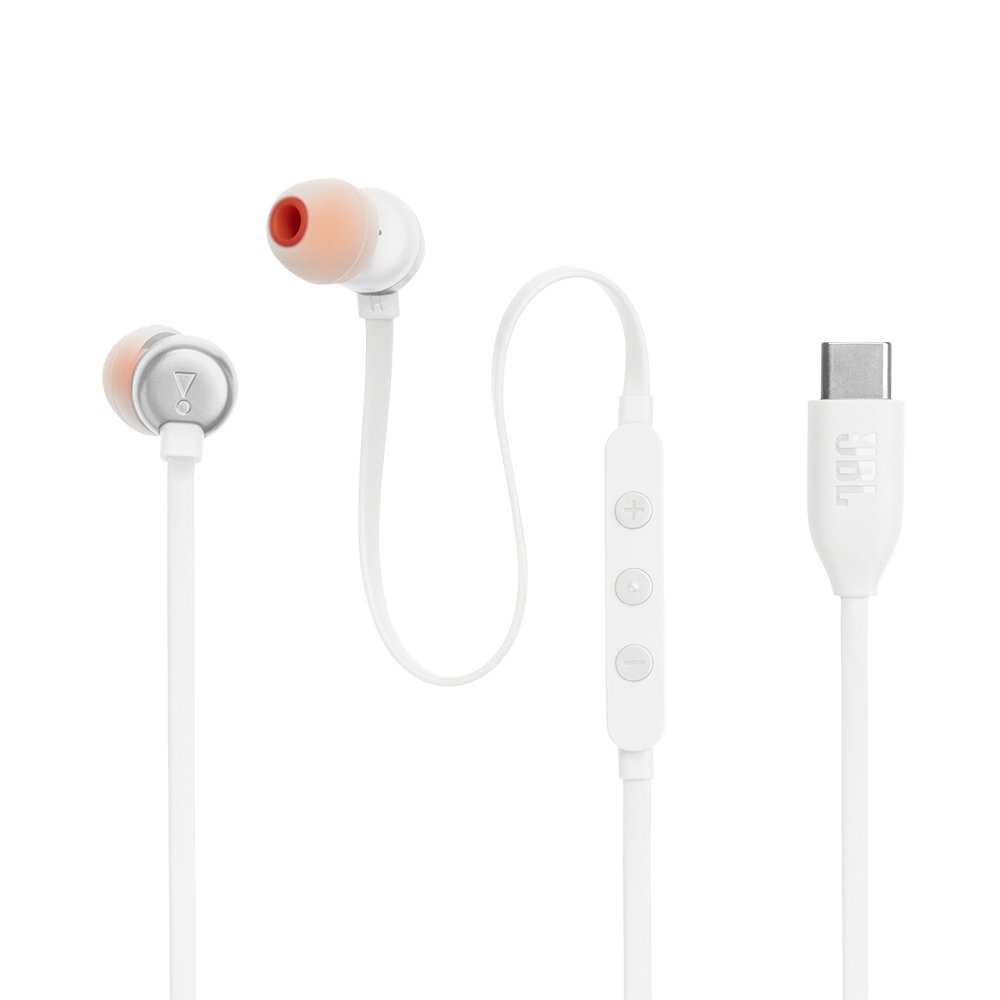 삼성공식파트너 JBL TUNE 310C 유선 이어폰 화이트 상세 이미지 1