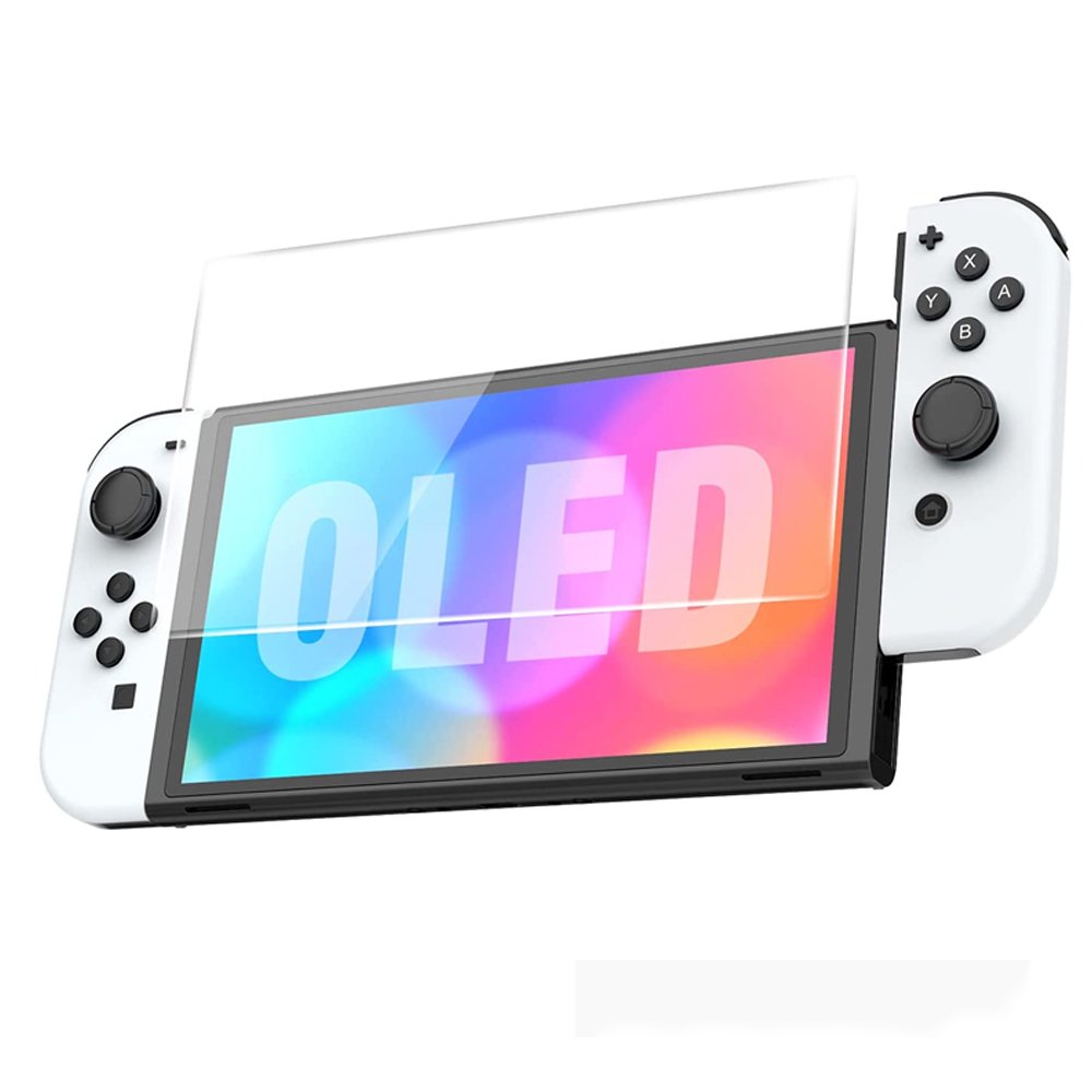 닌텐도 스위치 OLED 9H 강화유리 액정 필름 2매 세트 상세 이미지 1